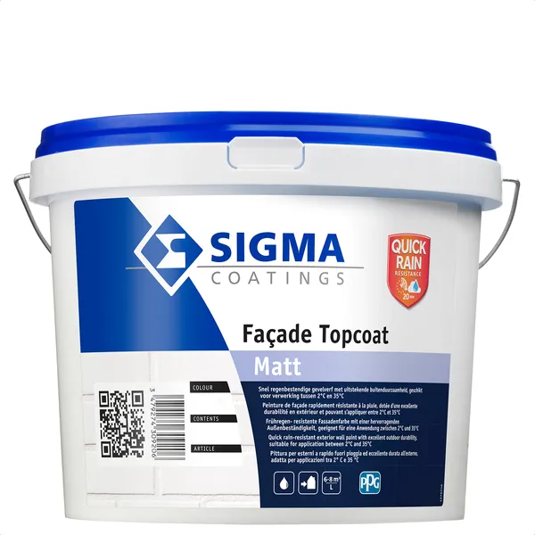 Sigma Sigma Facade Topcoat Matt - Mengkleur - 5 l