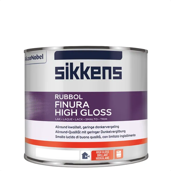 Sikkens Sikkens Rubbol Finura High Gloss - Mengkleur - 500 ml
