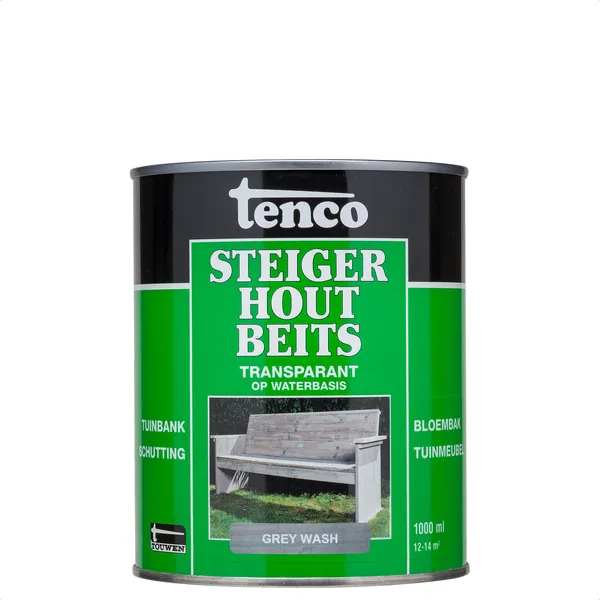 Tenco Tenco Steigerhoutbeits - Grey Wash - 1 l - Grijs