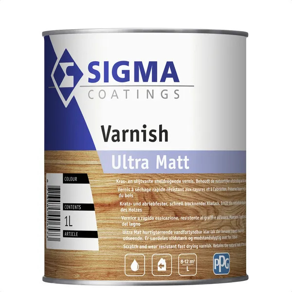 Sigma Sigma Varnish Ultra Matt - Kleurloos - 1 l