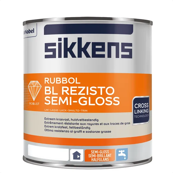 Sikkens Sikkens Rubbol BL Rezisto Semi Gloss - Wit - 1 l