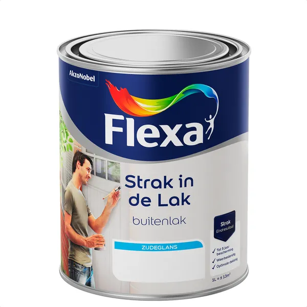 Flexa Flexa Strak in de lak zijdeglans - Mengkleur - 1 l