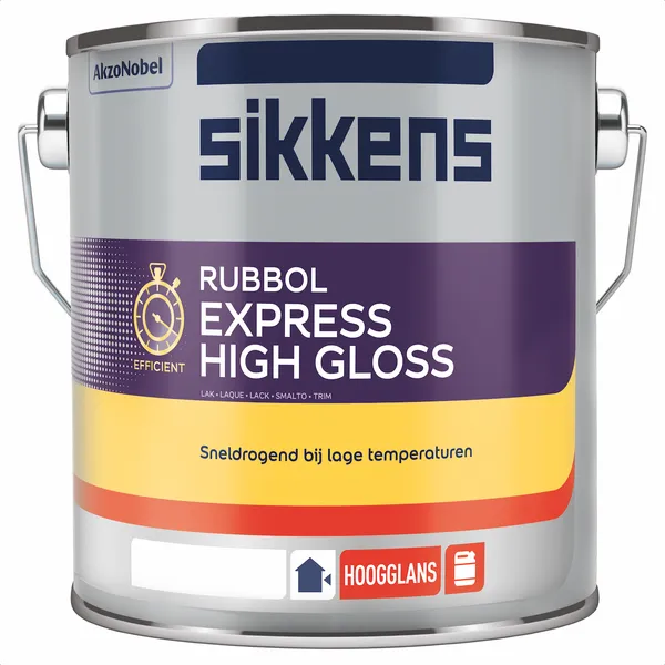Sikkens Sikkens Rubbol Express High Gloss - Mengkleur - 2,5 l