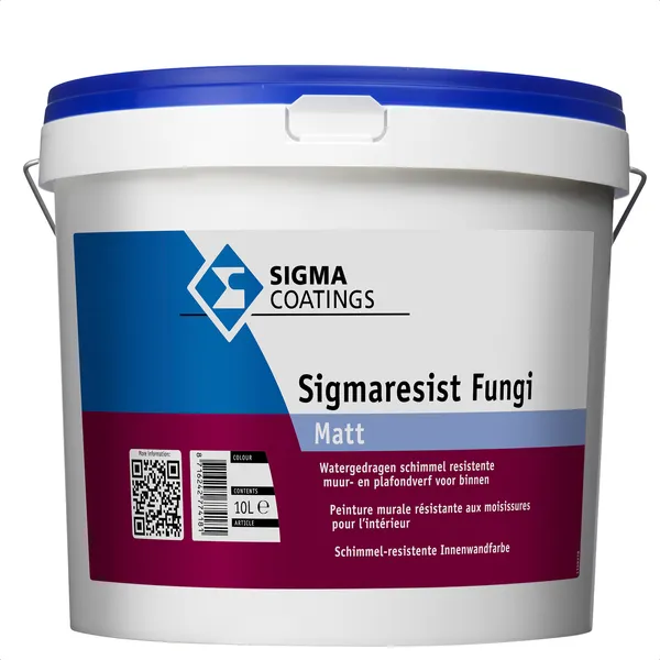 Sigma Sigma Sigmaresist Fungi Matt - Mengkleur - 10 l