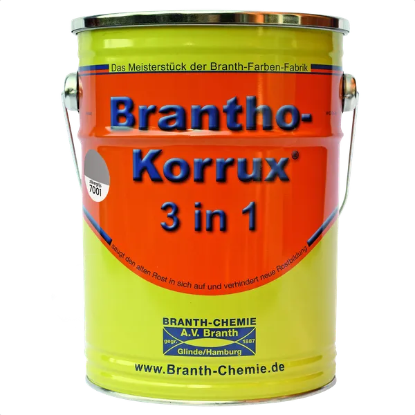 Brantho Korrux Brantho Korrux 3 in 1 - RAL 7001 Zilvergrijs - 5 l