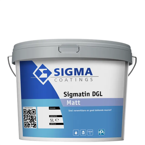 Sigma Sigma Sigmatin DGL Matt - Mengkleur - 5 l