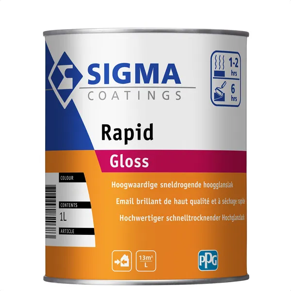Sigma Sigma Rapid Gloss - Mengkleur - 1 l