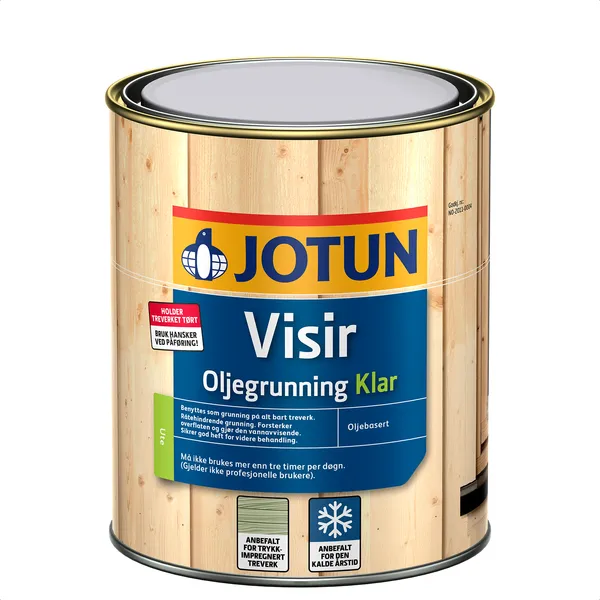 Jotun Jotun Visir Oljegrunning Klar - Kleurloos - 900 ml