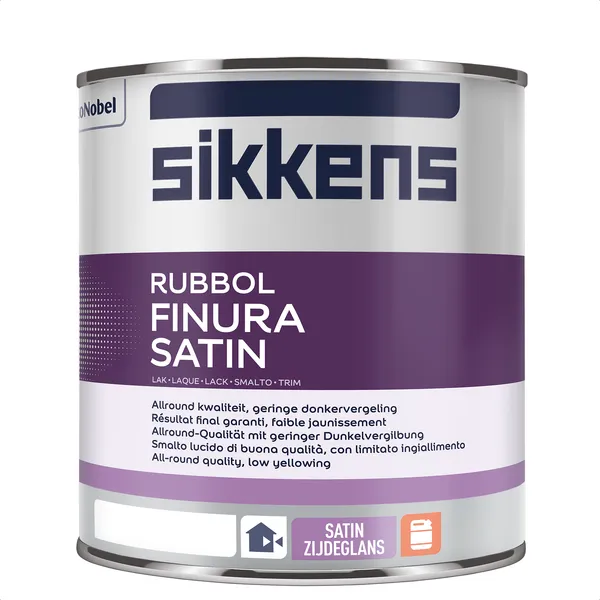 Sikkens Sikkens Rubbol Finura Satin - Mengkleur - 1 l