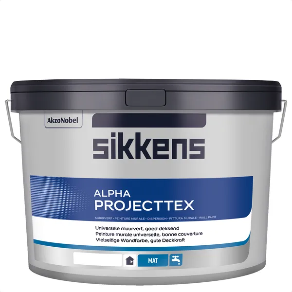 Sikkens Sikkens Alpha Projecttex - Wit - 2,5 l