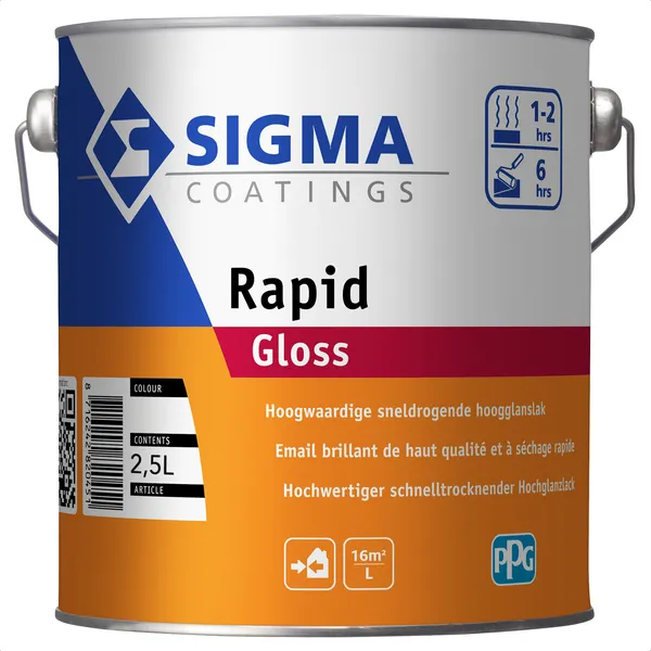 Sigma Sigma Rapid Gloss - Mengkleur - 2,5 l
