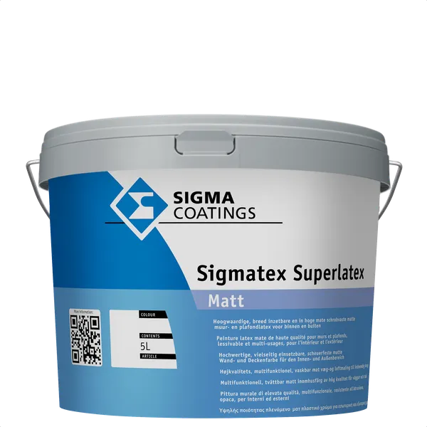 Sigma Sigma Sigmatex Superlatex Matt - Mengkleur - 5 l