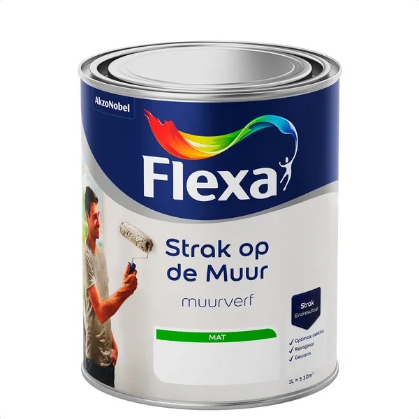 Flexa Flexa Strak op de muur Muurverf - Mengkleur - 1 l