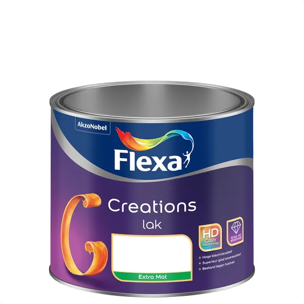 Flexa Flexa Creations Lak Extra Mat - Mengkleur - 500 ml