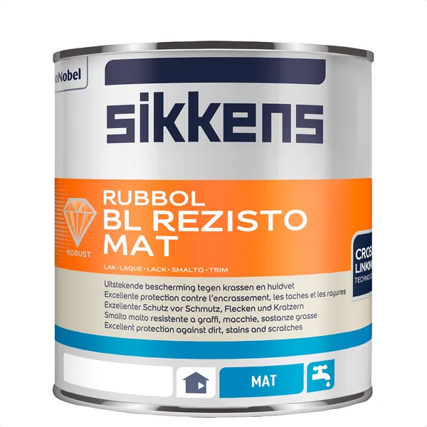 Sikkens Sikkens Rubbol BL Rezisto Mat - Wit - 1 l