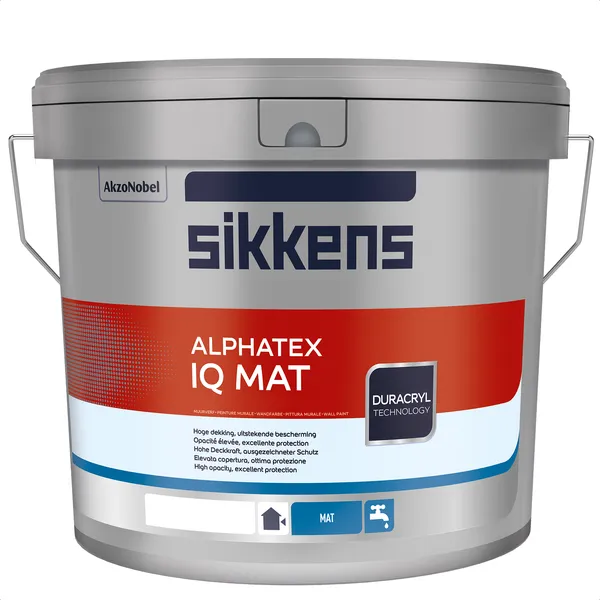 Sikkens Sikkens Alphatex IQ - Black/ Zwart - 5 l