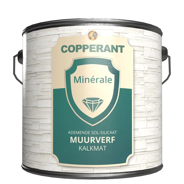 Copperant Copperant Minerale Muurverf Kalkmat - Mengkleur - 10 l