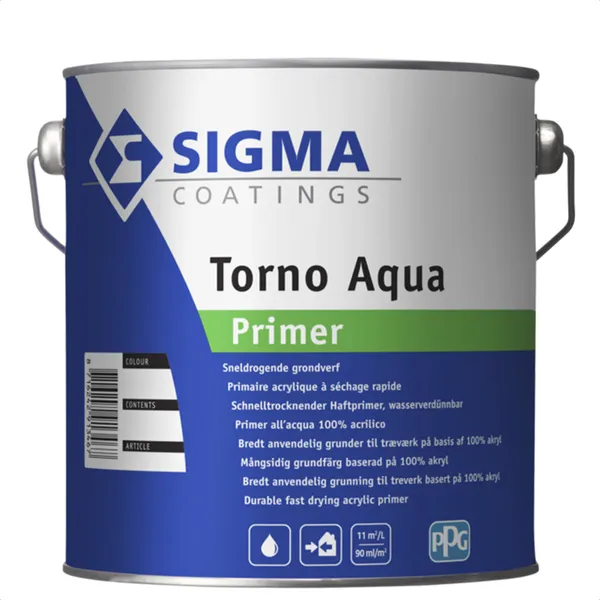 Sigma Sigma Torno Aqua Primer - Mengkleur - 2,5 l