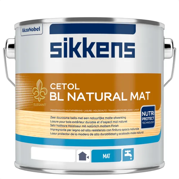 Sikkens Sikkens Cetol BL Natural Mat - Mengkleur - 2,5 l