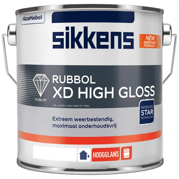 Sikkens Sikkens Rubbol XD High Gloss - Mengkleur - 2,5 l