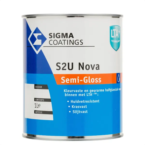 Sigma Sigma S2U Nova Semi Gloss - Mengkleur - 1 l