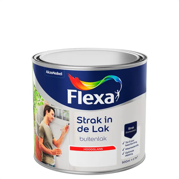 Flexa Flexa Strak in de lak hoogglans - Mengkleur - 500 ml