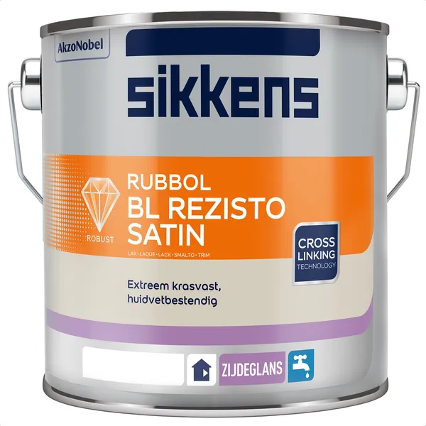 Sikkens Sikkens Rubbol BL Rezisto Satin - Wit - 2,5 l