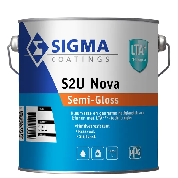 Sigma Sigma S2U Nova Semi Gloss - Mengkleur - 2,5 l