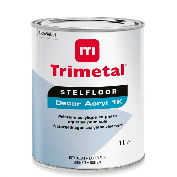 Trimetal Trimetal Stelfloor Decor Acryl 1K - Mengkleur - 1 l