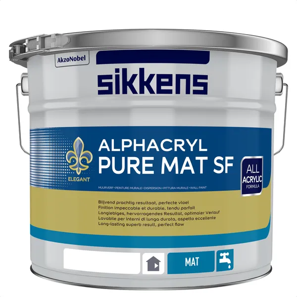 Sikkens Sikkens Alphacryl Pure Mat SF - Mengkleur - 10 l