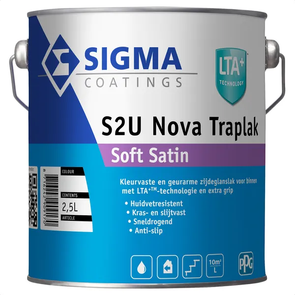 Sigma Sigma S2U Nova Traplak Soft Satin - Mengkleur - 2,5 l