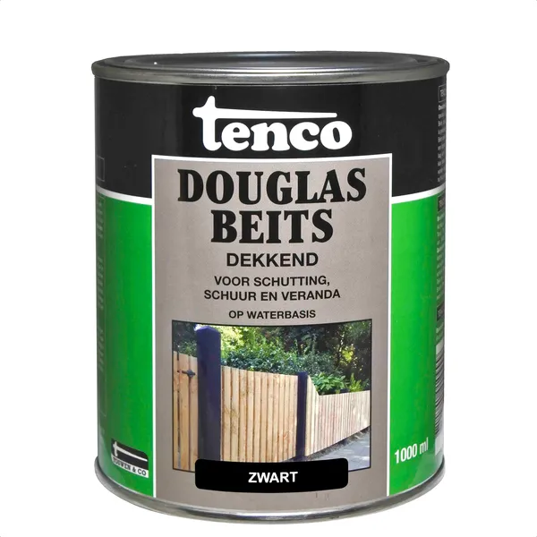 Tenco Tenco Douglasbeits Dekkend 1 l - Zwart