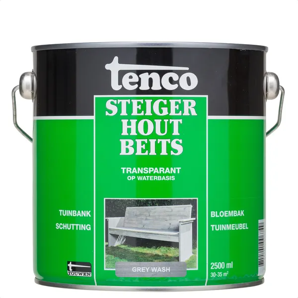 Tenco Tenco Steigerhoutbeits - Grey Wash - 2,5 l - Grijs
