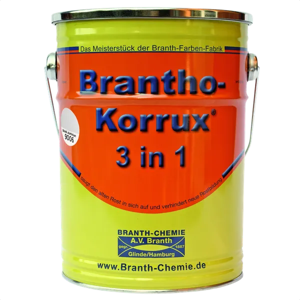Brantho Korrux Brantho Korrux 3 in 1 - RAL 9006 Blank Aluminium - 5 l