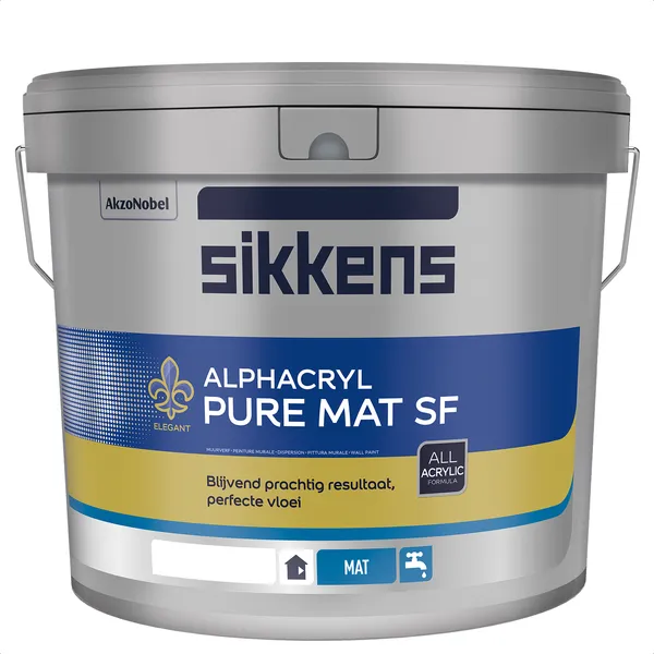 Sikkens Sikkens Alphacryl Pure Mat SF - Mengkleur - 5 l