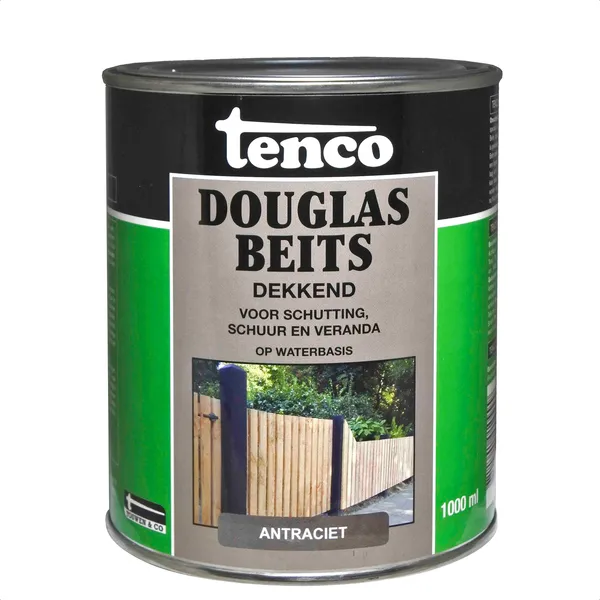 Tenco Tenco Douglasbeits Dekkend - Antraciet - 1 l - Zwart