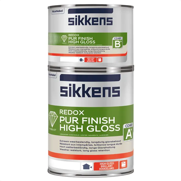 Sikkens Sikkens Redox PUR Finish High Gloss - Mengkleur - 1 l
