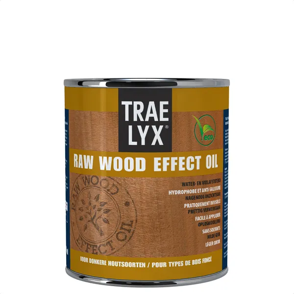 Trae Lyx Trae Lyx Raw Wood Effect Oil Donker Hout - 750 ml