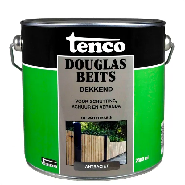 Tenco Tenco Douglasbeits Dekkend - Antraciet - 2,5 l - Zwart