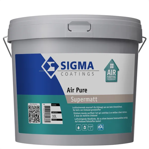 Sigma Sigma Air Pure Supermatt - Mengkleur - 10 l