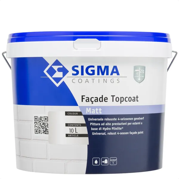 Sigma Sigma Facade Topcoat Matt - Mengkleur - 10 l