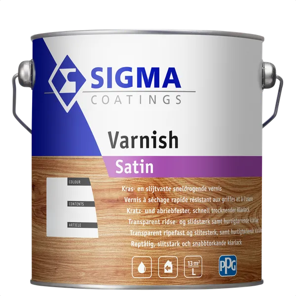 Sigma Sigma Varnish Satin - Kleurloos - 2,5 l