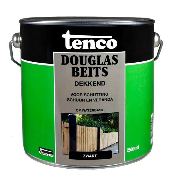 Tenco Tenco Douglasbeits Dekkend 2,5 l - Zwart