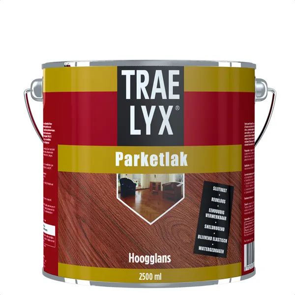 Trae Lyx Trae Lyx Parketlak Hoogglans - 2,5 l