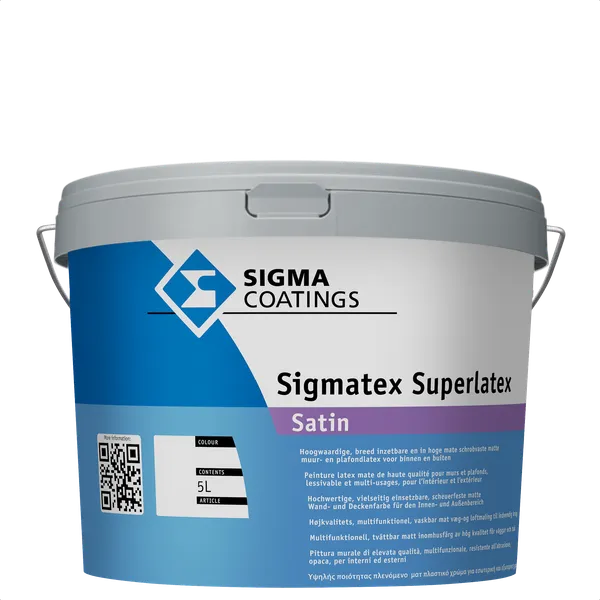 Sigma Sigma Sigmatex Superlatex Satin - Mengkleur - 5 l