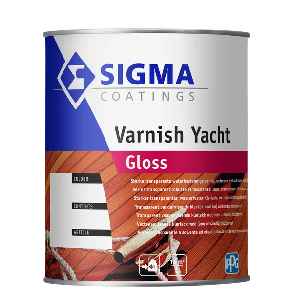 Sigma Sigma Varnish Yacht Gloss - Kleurloos - 1 l
