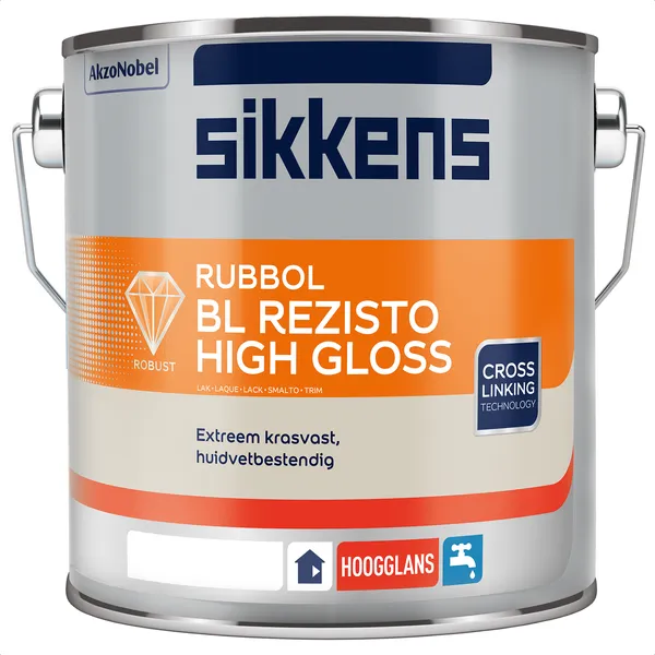 Sikkens Sikkens Rubbol BL Rezisto High Gloss - Wit - 2,5 l