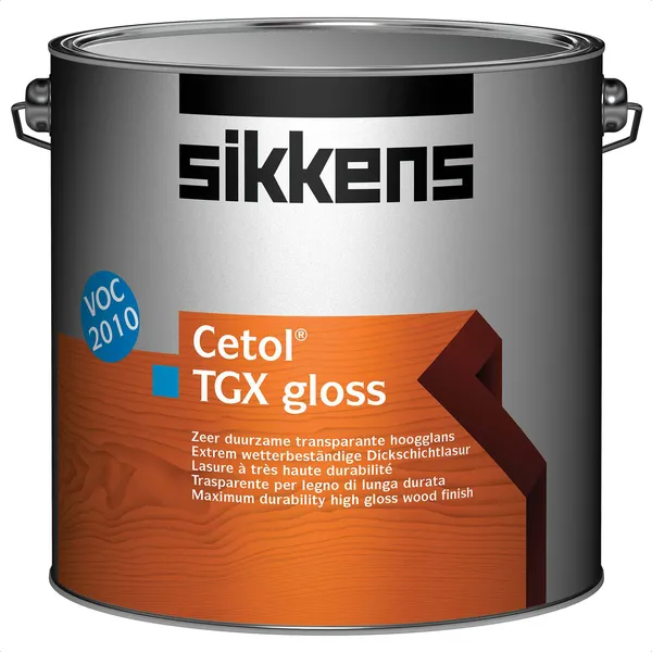 Sikkens Sikkens Cetol TGX Gloss - Kleurloos - 2,5 l