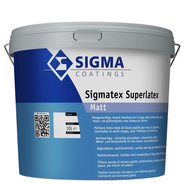 Sigma Sigma Sigmatex Superlatex Matt - Mengkleur - 10 l