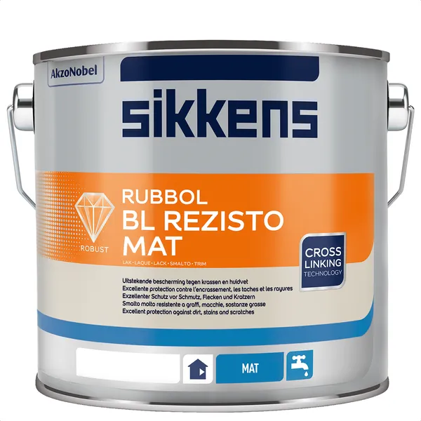 Sikkens Sikkens Rubbol BL Rezisto Mat - Mengkleur - 2,5 l
